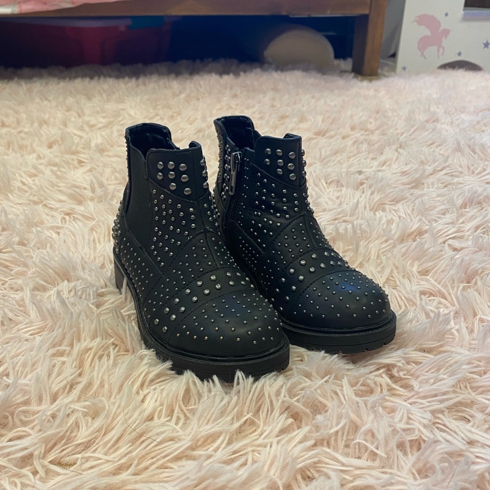 Black Studded Boots